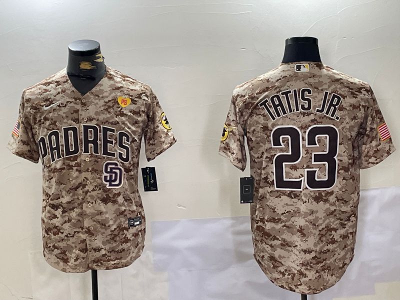 Men San Diego Padres #23 Tatis jr Camo Fashion 2024 Nike MLB Jersey style 6->indianapolis colts->NFL Jersey